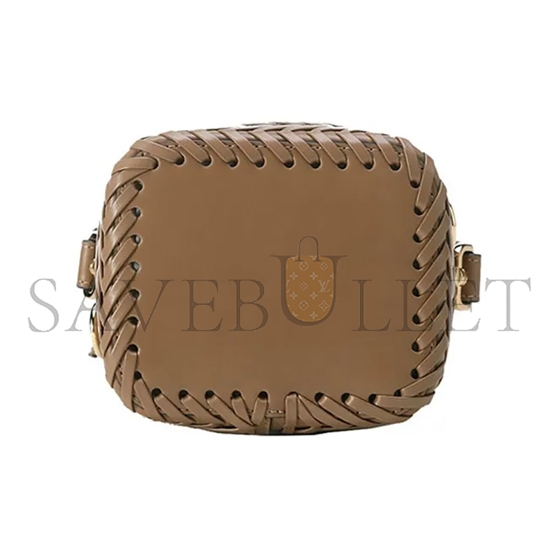 FENDI MINI MON TRESOR BROWN BUCKET BAG 8BS010AGV0F11WP (20*15*11cm)